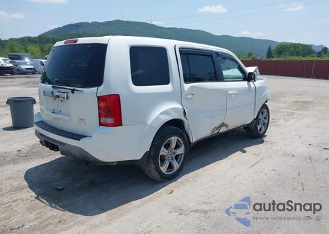 2013 Honda Pilot Ex-L из США, поврежденный, VIN 5FNYF4H54DB023622